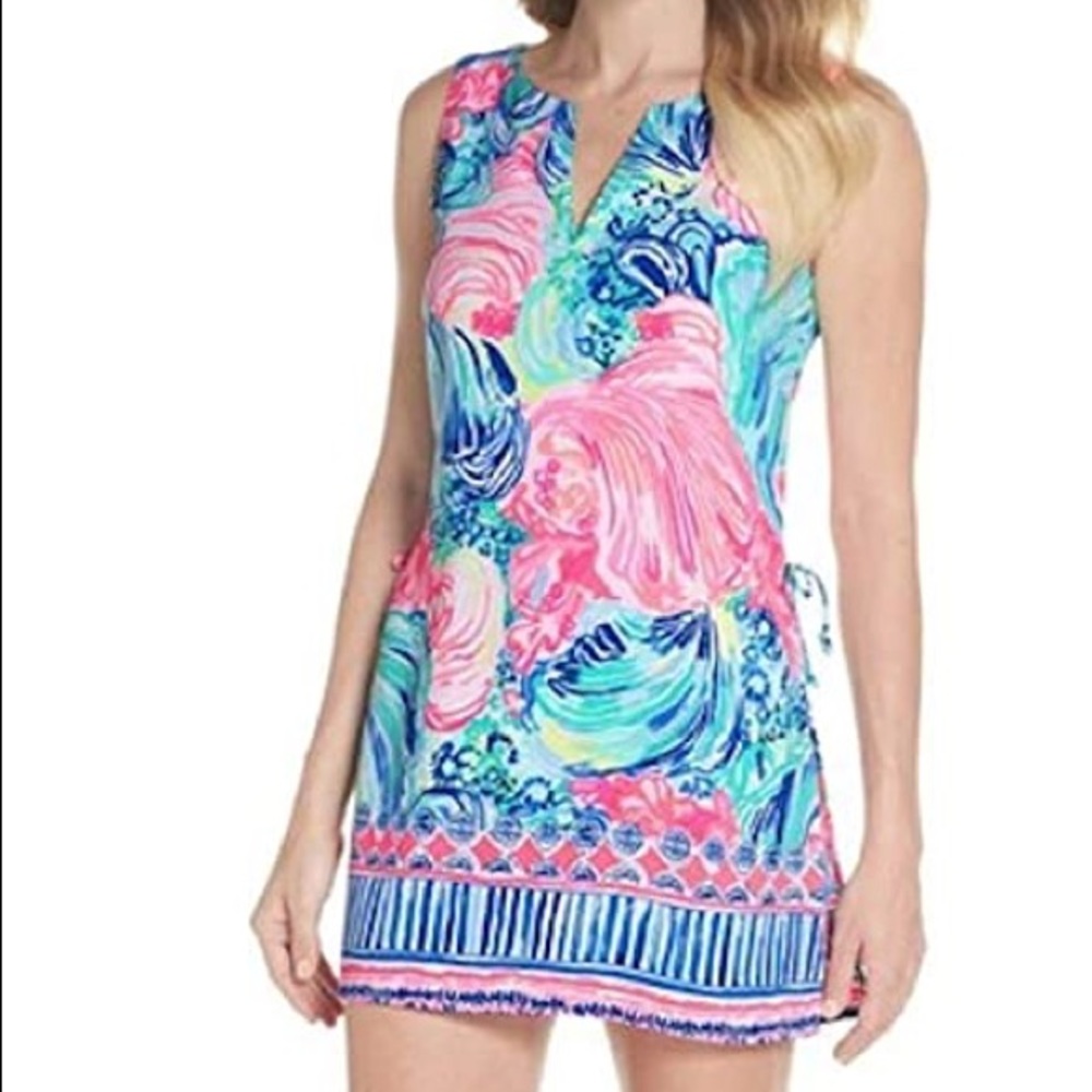 Lilly Pulitzer 🌸Donna Beach Please Engineered  Romper size 2